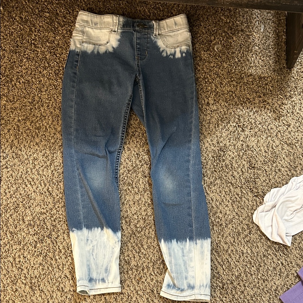 Wonder Nation Blue and White Skinny Jeans